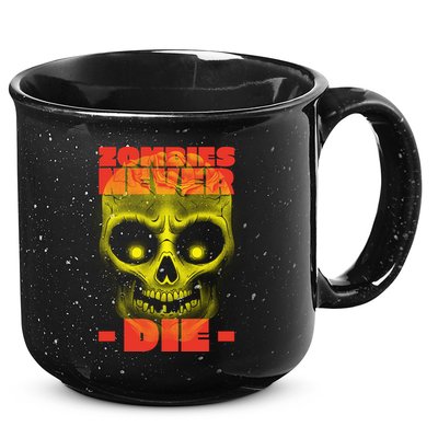 Zombies Never Die 15oz Campfire Ceramic Mug