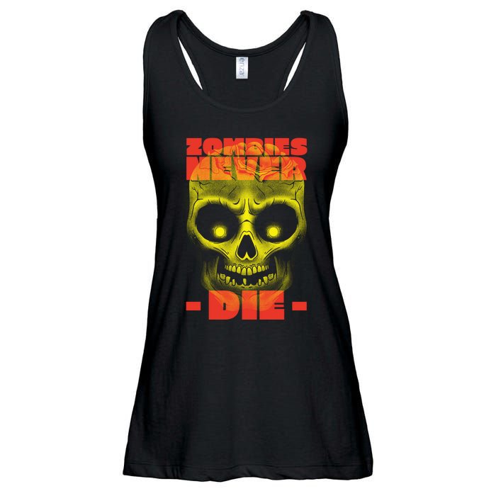 Zombies Never Die Ladies Essential Flowy Tank