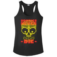 Zombies Never Die Ladies PosiCharge Competitor Racerback Tank