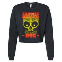 Zombies Never Die Cropped Pullover Crew