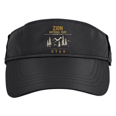 Zion National Park, US Nationalpark In Utah Adult Drive Performance Visor