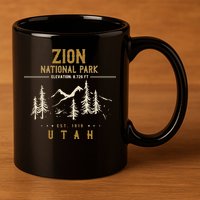 Zion National Park, US Nationalpark In Utah 11oz C Handle Ceramic Mug
