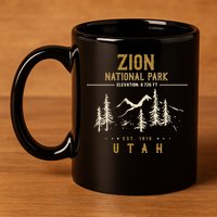 Zion National Park, US Nationalpark In Utah 11oz C Handle Ceramic Mug