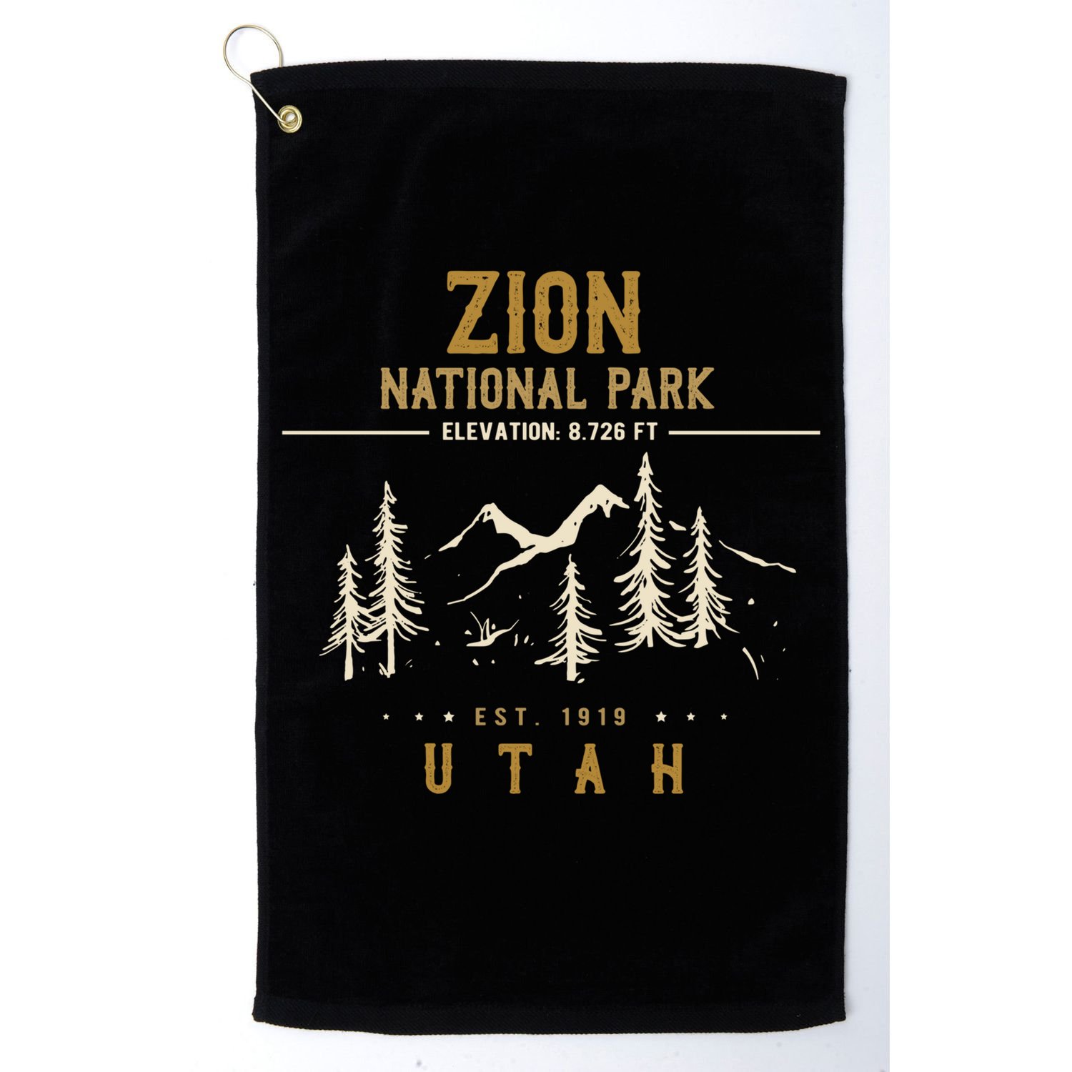 Zion National Park, US Nationalpark In Utah Golf Towel