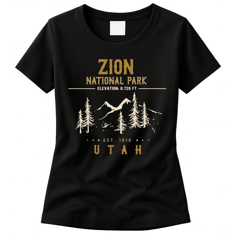 Zion National Park, US Nationalpark In Utah Womens T-Shirt