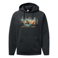 Zion National Park Performance Fleece Hoodie