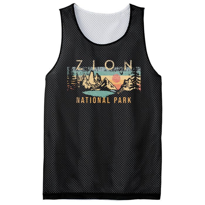 Zion National Park Mesh Reversible Basketball Jersey Tank