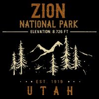 Zion National Park Us Nationalpark In Utah Cooling Performance Crew T-Shirt