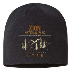 Zion National Park Us Nationalpark In Utah Sustainable Beanie