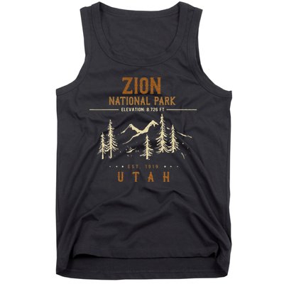 Zion National Park Us Nationalpark In Utah Tank Top