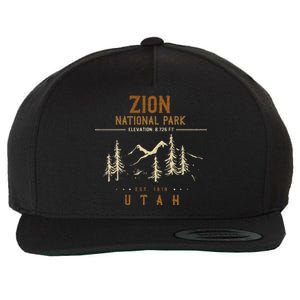 Zion National Park Us Nationalpark In Utah Wool Snapback Cap