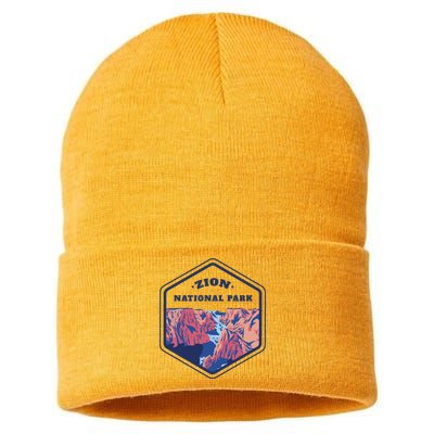 Zion National Park Sustainable Knit Beanie