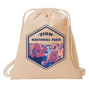 Zion National Park Drawstring Bag