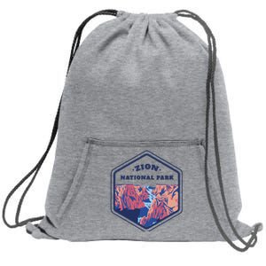 Zion National Park Sweatshirt Cinch Pack Bag