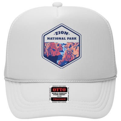 Zion National Park High Crown Mesh Back Trucker Hat