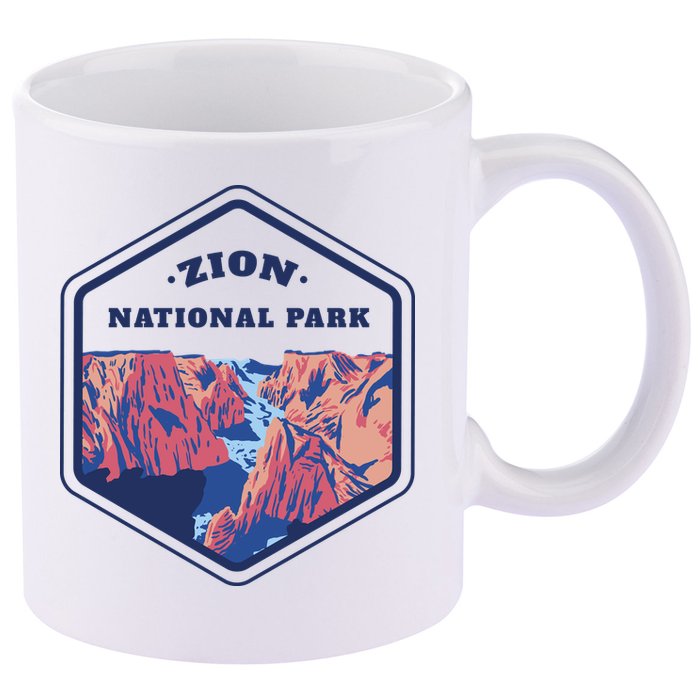 Zion National Park 11oz C Handle Ceramic Mug
