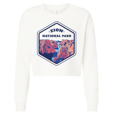 Zion National Park Cropped Pullover Crew