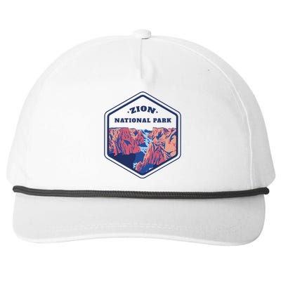 Zion National Park Snapback Five-Panel Rope Hat