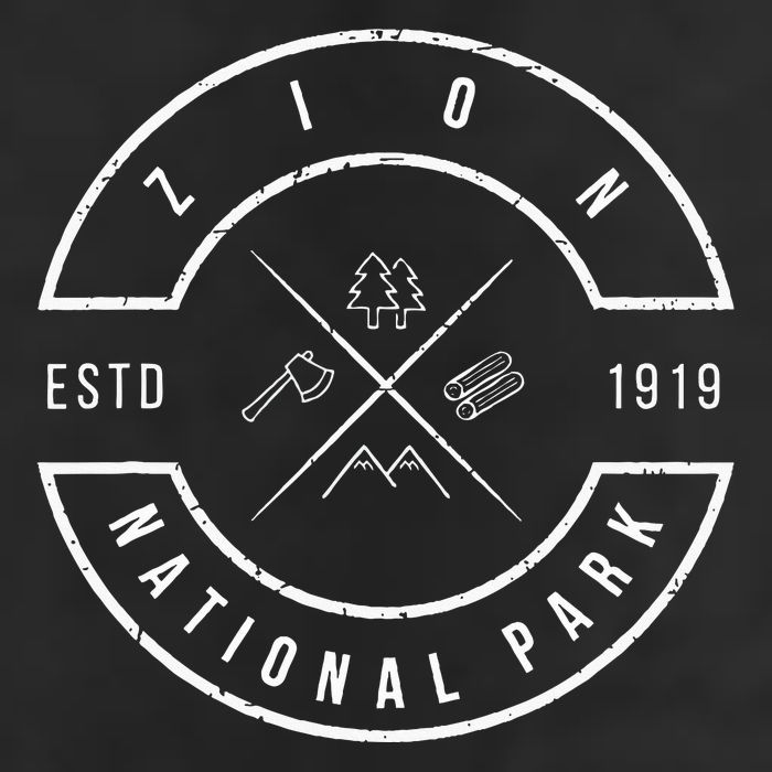 Zion National Park Utah Emblem Ut Souvenir Beanie
