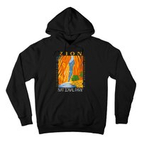 Zion National Park Utah Vintage The Narrows Vintage Hoodie