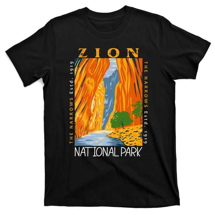 Zion National Park Utah Vintage The Narrows Vintage T-Shirt