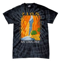 Zion National Park Utah Vintage The Narrows Vintage Tie-Dye T-Shirt