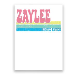 Zaylee Name Personalized Cute Idea Groovy Women Zaylee Poster