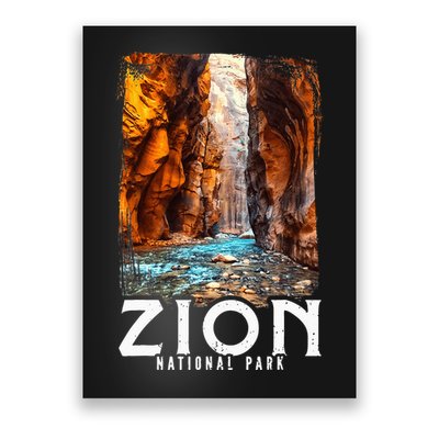 Zion National Park Zion National Park Utah Tourist Poster