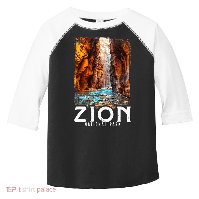 Zion National Park Zion National Park Utah Tourist Toddler Fine Jersey T-Shirt