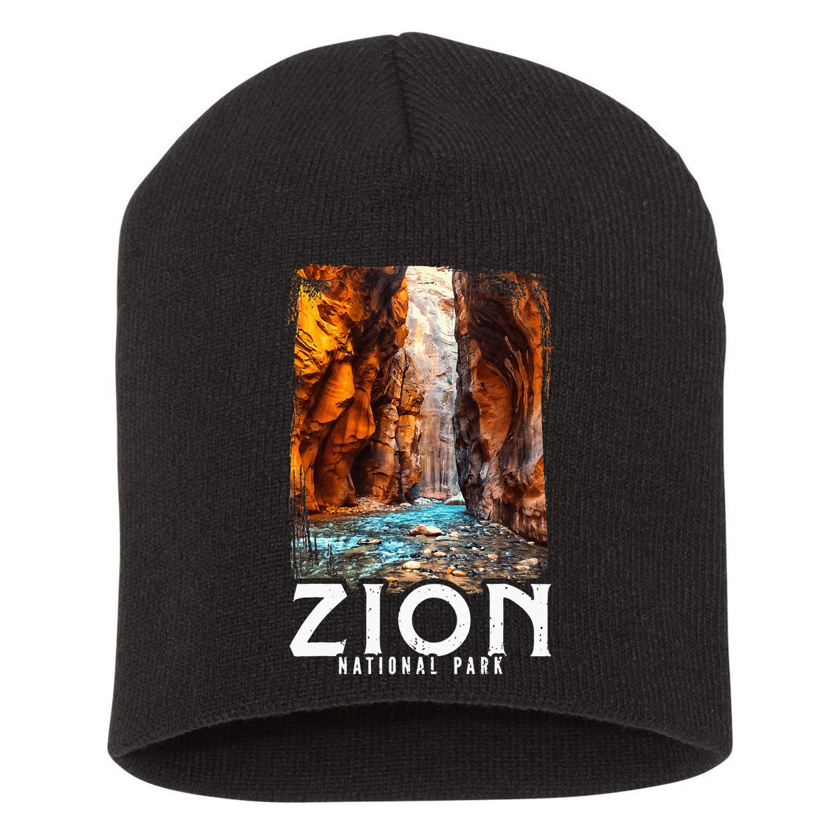 Zion National Park Zion National Park Utah Tourist Short Acrylic Beanie