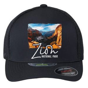 Zion National Park Utah Tourist Zion Park Flexfit Unipanel Trucker Cap