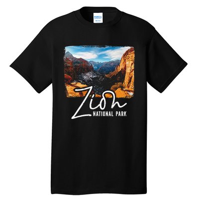 Zion National Park Utah Tourist Zion Park Tall T-Shirt