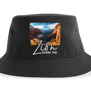 Zion National Park Utah Tourist Zion Park Sustainable Bucket Hat