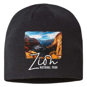 Zion National Park Utah Tourist Zion Park Sustainable Beanie