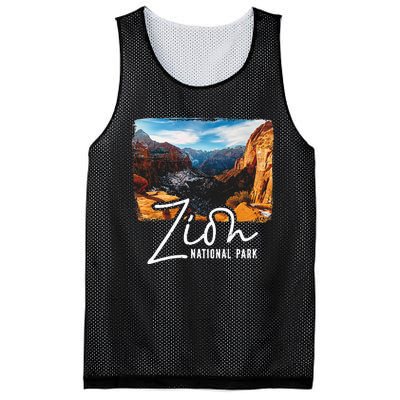 Zion National Park Utah Tourist Zion Park Mesh Reversible Basketball Jersey Tank