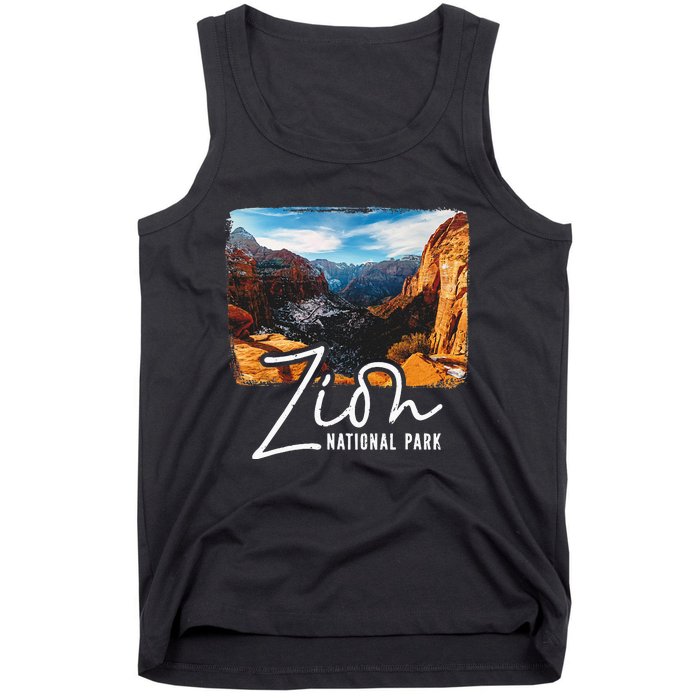 Zion National Park Utah Tourist Zion Park Tank Top