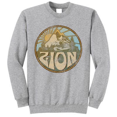 Zion National Park Utah Nature Mountains Hiking Outdoors Tall Sweatshirt