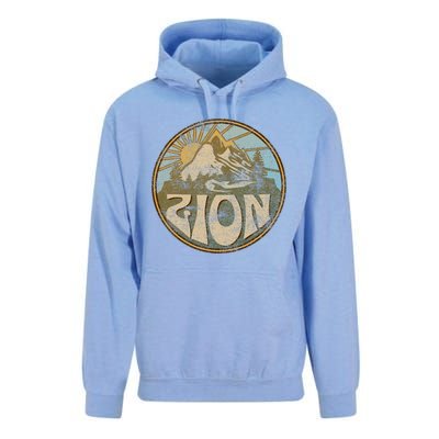 Zion National Park Utah Nature Mountains Hiking Outdoors Unisex Surf Hoodie