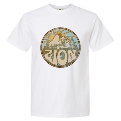 Zion National Park Utah Nature Mountains Hiking Outdoors Garment-Dyed Heavyweight T-Shirt