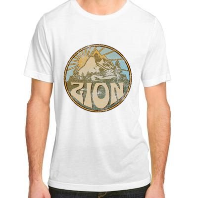 Zion National Park Utah Nature Mountains Hiking Outdoors Adult ChromaSoft Performance T-Shirt