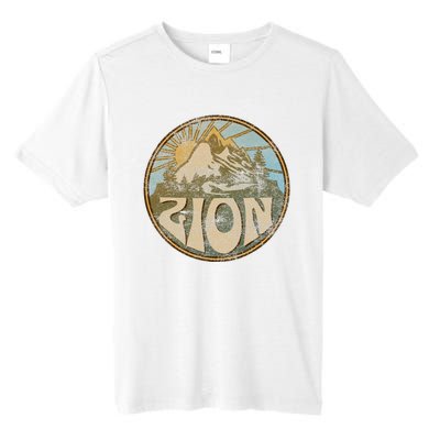 Zion National Park Utah Nature Mountains Hiking Outdoors Tall Fusion ChromaSoft Performance T-Shirt