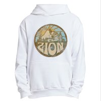 Zion National Park Utah Nature Mountains Hiking Outdoors Urban Pullover Hoodie