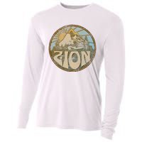 Zion National Park Utah Nature Mountains Hiking Outdoors Cooling Performance Long Sleeve Crew