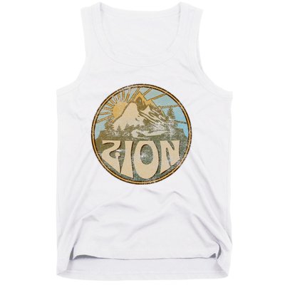 Zion National Park Utah Nature Mountains Hiking Outdoors Tank Top