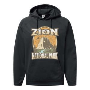 Zion National Park Performance Fleece Hoodie