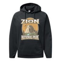 Zion National Park Performance Fleece Hoodie