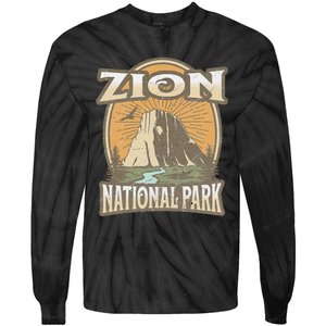 Zion National Park Tie-Dye Long Sleeve Shirt