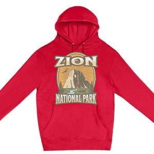 Zion National Park Premium Pullover Hoodie