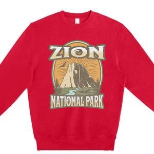 Zion National Park Premium Crewneck Sweatshirt