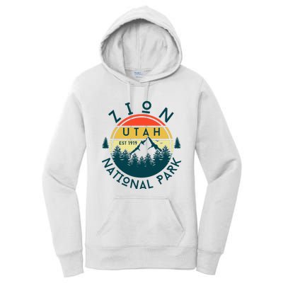 Zion National Park Utah Nature Hiking Outdoors Women's Pullover Hoodie